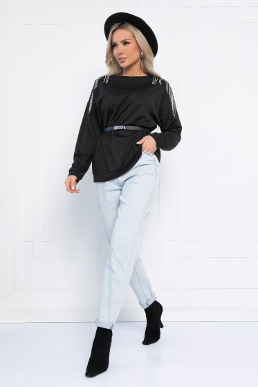 Свитшот Луана (черный) Б12737-5М