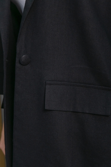 Пиджак льняной Мэрлин (черный) Б13239-7М