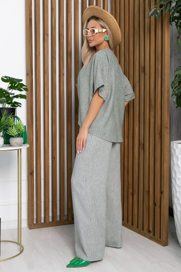 Блуза Свобода мысли (зеленая) Б13833-7М