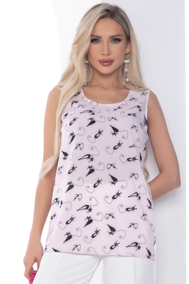 Блуза "Нежность" (розовая) Б8805