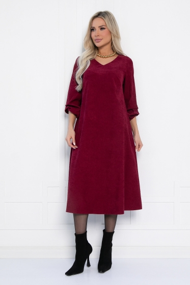 Платье Аглая (винный) П12734-4М