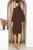Платье "Бонита" (шоколад) П4824 Платье "Бонита" (шоколад) П4824