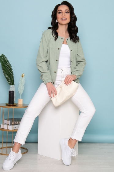 Бомбер "Диамант" (весенняя зелень) Б3418