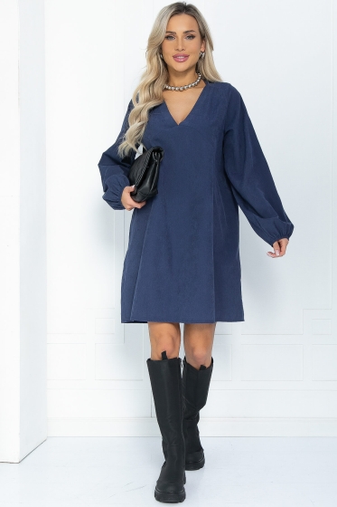 Платье Оливия (синее) П11936
