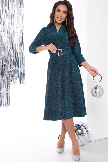 Платье Дарьяна (бирюзовое) П12006